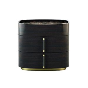 New in MOQ2 Custom Cheap Luxury Slim <strong>Sidetables</strong> Sitting Room Grey Small Marble Side Tables Sets with <strong>Drawers</strong> - Product Image 5