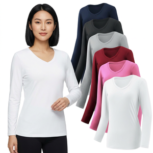 ZZH YF2199 Breathable Eco-Friendly 100% Polyester Short Sleeved T-shirt for Women Thin Fit Loose & Slimming <b>Top</b> Trendy Versatile - Product Image 3