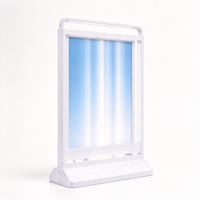 Support d'affichage lumineux LED A5 ultra-plat, portable, haute luminosité, à économie d'énergie, double face, pour affiches et menus, pour intérieur