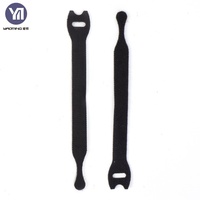Attaches-câbles en nylon écologiques réglables double face auto-adhésifs résistants à la chaleur avec fixation par crochets et boucles pour la vente en gros
