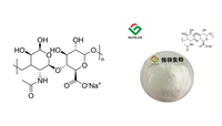 100% poudre d'acide hyaluronique pur de poids moléculaire élevé d'acide hyaluronique