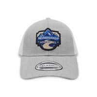 Chapeau de camionneur en coton uni 6 panneaux de broderie de logo personnalisé de haute qualité Richardson 112 chapeau en cuir