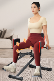 Women's Home Gym <strong>Exercise</strong> <strong>Equipment</strong> Steel Hip Abductor Machine for Leg Abduction Booty Builder <strong>Butt</strong> Workout - Product Image 4
