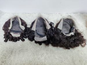 Letsfly Promotion 33$ Perruques Lace Frontal 13x4 Ondulées Bouclées Densité 200% 14 pouces Cheveux Vierges Bruts 100% Cheveux Humains 210 grammes 10A - Product Image 6