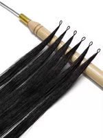 Extensions de cheveux chinoises Feather 6D, qualité salon, cheveux vierges doublement étirés, vente directe d'usine