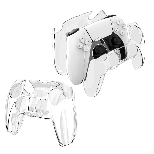 Game Accessories Protective Case Shell Replacement Plastic Shell White for Ps5 Controller