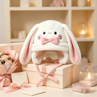 Chapeau bob en peluche d'hiver chaud en fausse fourrure pour femmes et hommes, animaux en peluche personnalisés, vente chaude
