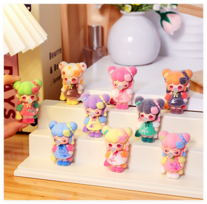 Figuritas <span class=keywords><strong>De</strong></span> niña pequeña <span class=keywords><strong>de</strong></span> belleza <span class=keywords><strong>de</strong></span> dibujos animados realistas rosas personajes humanos pequeños Micro Baby Doll juguete chico niño niños figura al por mayor - Product Image 6