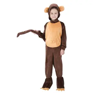 Déguisement d'halloween pour enfants, Mascotte, Animal, vêtements de maison, Costumes de singe