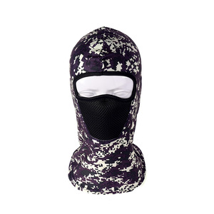 Venta directa <span class=keywords><strong>de</strong></span> fábrica Cubierta <span class=keywords><strong>de</strong></span> cara completa Un agujero Spandex y poliéster Camuflaje Pasamontañas Diseñador Ciclismo Máscara <span class=keywords><strong>de</strong></span> esquí <span class=keywords><strong>para</strong></span> <span class=keywords><strong>hombres</strong></span> - Product Image 6