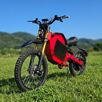 Nouvelle Moto Électrique Tout-Terrain 2026 HCBK-SS80 à Suspension Intégrale, Batterie 84V 75Ah, 25000W, Style Stealth Bomber