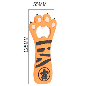 Eco-Friendly Plastic PVC Bottle Opener with Cartoon Animal Design Refrigerator Magnet for Home Decor & <b>Gifts</b> - Product Image 6