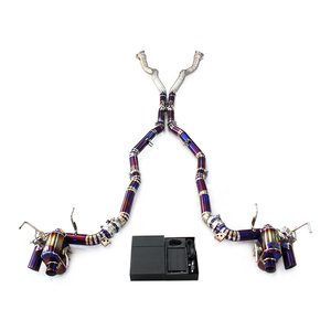 ระบบระบายไอเสียสำหรับ6.5L เฟอร์รารี <span class=keywords><strong>V12</strong></span> 2017-2021 + วาล์ว<span class=keywords><strong>812</strong></span> <span class=keywords><strong>812</strong></span>ท่อไอเสียกีฬาเทอร์โบ - Product Image 1