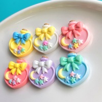 Meilleure étoile noeud papillon résine bricolage crème colle épingles à cheveux étuis de téléphone portable chaussures breloques Kawaii résine artisanat pour la décoration