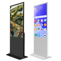 Écrans publicitaires numériques verticaux électroniques LCD 32/49 pouces, système d'exploitation Android/Windows, totems multimédias pour publicité intérieure