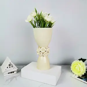 Arreglo de flores de alta calidad <span class=keywords><strong>2023</strong></span>, jarrones de ramo de flores con incrustaciones para flores, decoración del hogar - Product Image 1