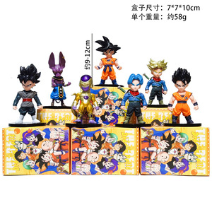 Caja Sorpresa de Figuras de Anime, Set de 6 Piezas Clásicas de la Infancia con <span class=keywords><strong>Goku</strong></span> y Gohan, para Fanáticos Principiantes, Regalo para Estudiantes, Decoración de Escritorio - Product Image 5