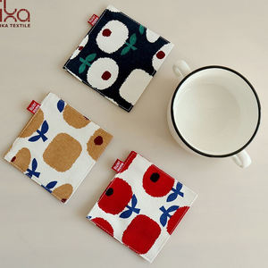 Tapis de gobelet 100% coton, <span class=keywords><strong>roulettes</strong></span> avec tissu imprimé, fait à la main - Product Image 5