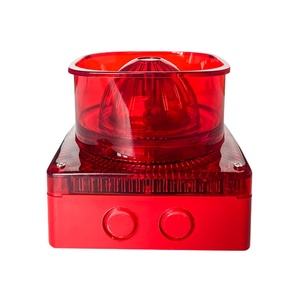 Sirène d'alarme incendie avec lumière stroboscopique |   Alarme incendie IP55 étanche en plastique ABS, 105 dB, <span class=keywords><strong>8</strong></span> tons, détection 10-20 m pour usage industriel - Product Image 5