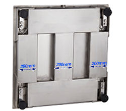 उद्योग स्टेनलेस स्टील वाटरप्रूफ फ्लोर प्लेटफॉर्म का वजन प्रिंटर के साथ मवेशी गाय भेड़ सुअर के लिए - Product Image 2