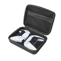 Étui de rangement portable en tissu Oxford EVA pour deux manettes de jeu, compatible avec la manette PS5