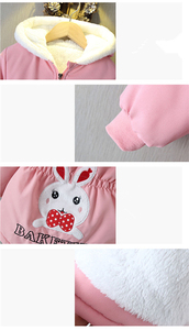 Giacca carina Casual con cerniera Casual e spessa da 2025 da ragazza giacca Parka elegante cappotto da <span class=keywords><strong>bambina</strong></span> - Product Image 5