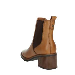 Bottines pour femmes Carmela en cuir à talon 40 Marron - Product Image 2