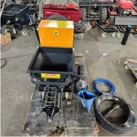 Machine à projeter du mortier 380V, machine à enduire du ciment, pulvérisateur de mortier haute pression pour chantier de construction