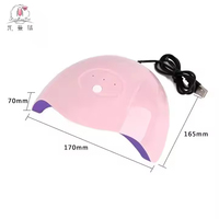 Lampu Kuku Gel LED Portabel Tanpa Kabel Isi Ulang SUN S2 3 Timer 36W 12 LED Sensor Pintar Pengering Kuku UV Harga Grosir Murah