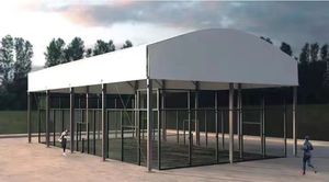 Hot Sale PVDF/PTFE/ETFE Tensile Membrane Structure Tent Coated Tarpaulin Event Tent Anti-UV Party Tent <b>Tarp</b> Sell - Product Image 5