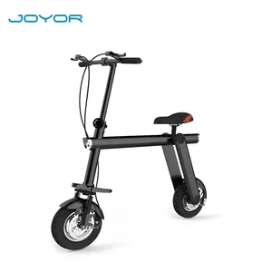 2020 mini elektrikli motosiklet koltuk lityum pil ile küçük 400W 10 inç 2 hava büyük tekerlekli katlanabilir scooter petal