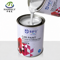 Peinture automobile acrylique couleur argent CHS Premium 1K, forte adhérence, revêtement liquide pour la repulvérisation automobile, application par pulvérisation