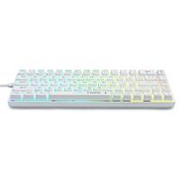 E-yooso 60% clavier blanc compact à échange à chaud 2.4G BT sans fil filaire rvb rétro-éclairé clavier mécanique de jeu