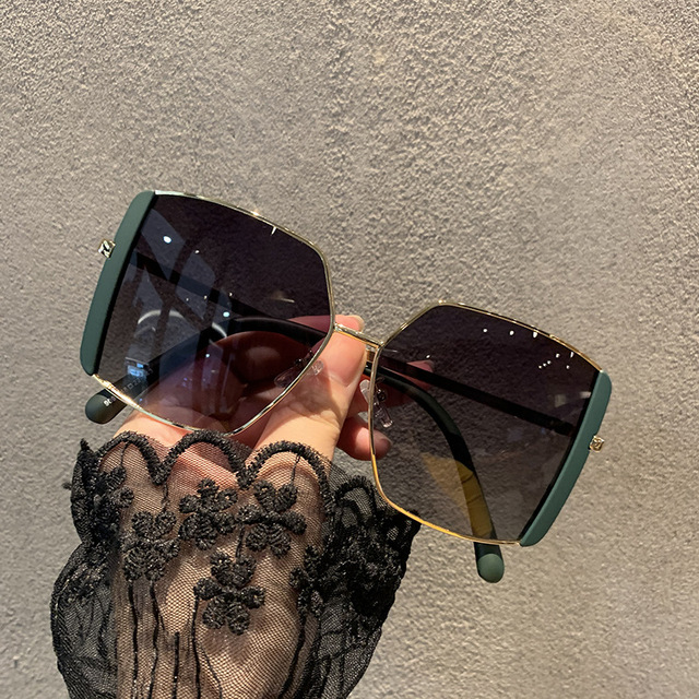 New Oversize Big Frame square Fashion Sunglasses Women and Men Driving Outdoor Sunglasses