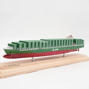 Modèle de <span class=keywords><strong>bateau</strong></span> à l'échelle fait à la main par l'usine O.A.S, échelle 1:1000, modèle de navire de HAUTE QUALITÉ, modèle de navire porte-conteneurs DUQS personnalisé de 35 cm - Product Image 1