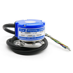 Encodeur Tamagawa Fa-Coder Oih48-2500P8-L3-5V à montage sur bride avec fils horizontaux - Product Image 1