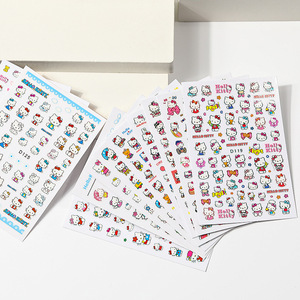 Autocollants pour ongles mignons de dessin animé KT Cat, autocollants 3D pour manucure, appliques Hello Kitty pour la décoration des ongles, vente chaude - Product Image 5