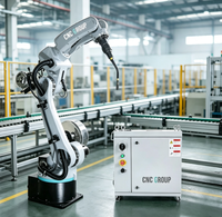 Robot de soudage MIG industriel à 6 axes, bras robotisé automatique pour la production de lignes de soudage de cadres métalliques