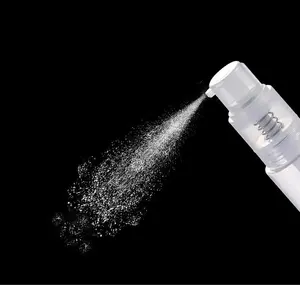 18ML 25ML Plastic PET spray pump bottle plastic sprayer powder pump bottle for dry hair powder