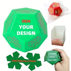 Dado D12 de 12 caras extragrande de 3 pulgadas para intercambio de regalos de Navidad personalizado, juego de fiesta familiar y de amigos, venta al por mayor de fábrica - Product Image 1