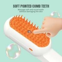 Prix usine Pet Steamy Brush avec nettoyage à la vapeur et épilation du chat Brosse à vapeur Pet Spray Peigne à cheveux
