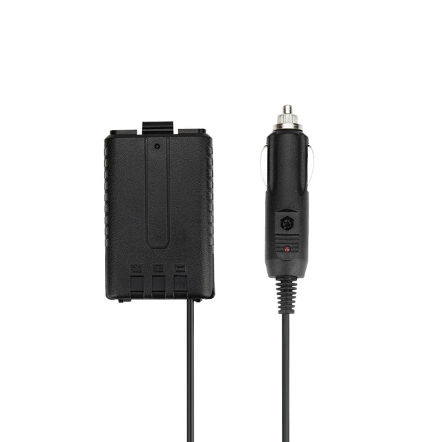 Baofeng BF-UV5R Handheld Radio Car Charger with Anti-Interference 12V Vehicle Charging Cable for Models 5RA 5RE 5RB 5RC