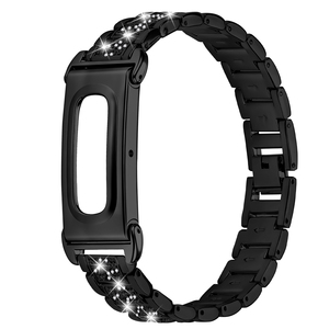 <span class=keywords><strong>Bracelet</strong></span> de montre de <span class=keywords><strong>luxe</strong></span> fin en acier inoxydable avec diamants pour Google <span class=keywords><strong>Fitbit</strong></span> Air, <span class=keywords><strong>bracelet</strong></span> de remplacement réglable - Product Image 2