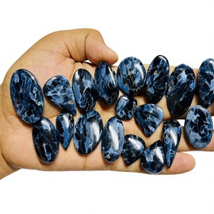 พลอยพีเตอร์ไซต์แท้ 100% รับรองคุณภาพจาก FAIJAN GEMS รูปทรงคาโบชองหลากหลายแบบ สำหรับทำเครื่องประดับ พลอยเม็ดเดี่ยวจากราชสถาน - Product Image 1