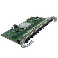 Tarjeta original de placa de negocios GPHF C +/C ++ 16 puertos RJ45 GPON OLT con alcance de 20KM