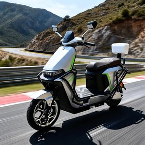 Chopper E-Bike, vélo électrique à deux roues avec pédales, nouveau modèle léger non pliable, moto électrique ultra-autonome 50~70 km/h, pour le commerce international - Product Image 6