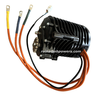 Nouvelle Version QS138-C 70H V2 3000W 72V Moteur Central Haute Vitesse 100km/h V3 avec 428T-14T et Boîte de Vitesses pour Moto et Scooter