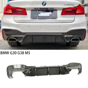 For 5 Series G30 G38 M5 Style Carbon Fiber Rear Diffuser 2020-2023 - Product Image 1