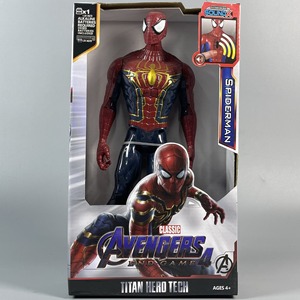 Figura de acción de <span class=keywords><strong>Marvel</strong></span> de 12 pulgadas y alta calidad, personalizable, de Spiderman, <span class=keywords><strong>Ironman</strong></span> y Capitán América, modelo de juguete para niños, venta al por mayor - Product Image 4