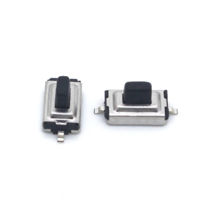 Botón Negro de 3.8mm de Altura, Interruptor Táctil SMD de 2 Pines, Microinterruptor para Herramientas Eléctricas y Hogar - Product Image 3